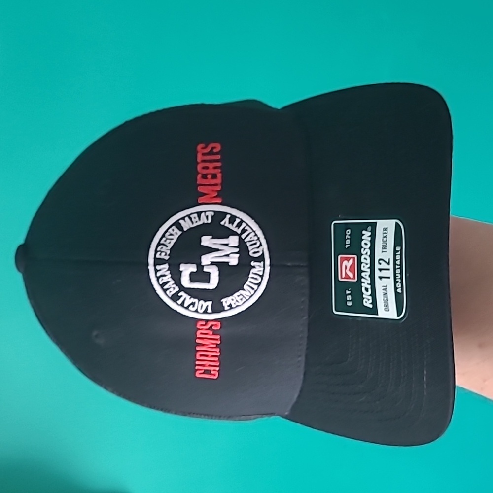 Local Kansas butcher shop hat